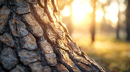 Obraz premium Irregular Patterns Renewal, Abstract Tree Bark Textures Symbolizing Nature's Resilience and Renewal