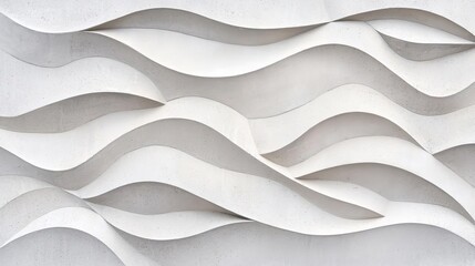 Dynamic waves of concrete texture contemporary wall art for modern spaces