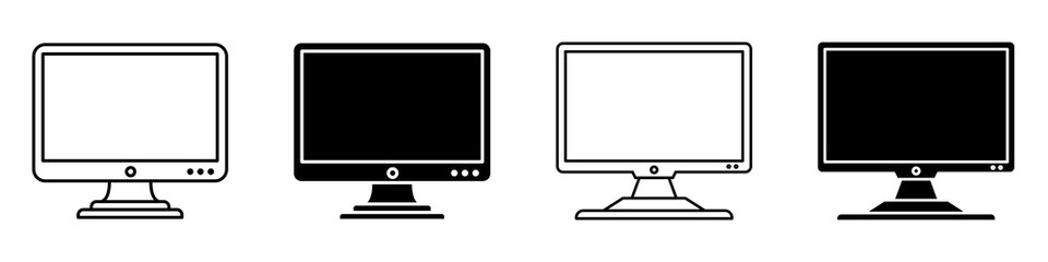 Computer icon set.