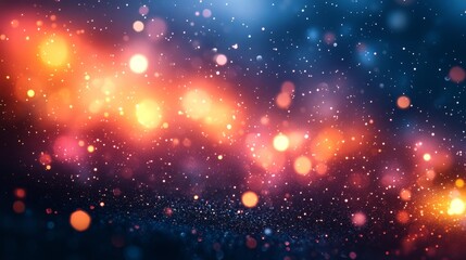 Fototapeta premium Gradient bokeh for modern designs New Year theme. Generative AI