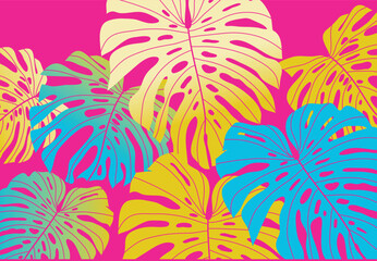 leaves and branches silhouettes vector set 