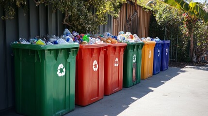 Waste reduction strategies, organized recycling center