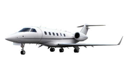 Private Jet Isolated on transparent background, Private Jet PNG