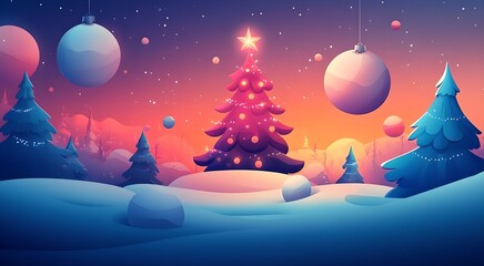 vector illustration of new year and christmas cards