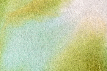 水色と黄色で水彩風の和紙の背景素材