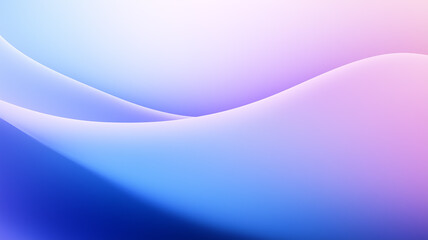 Obraz premium A serene and ethereal abstract landscape, featuring soft, undulating hills in shades of purple and blue, bathed in a gentle, dreamlike light.