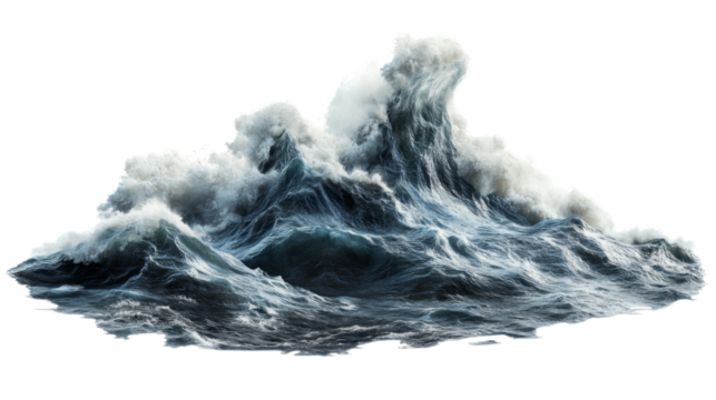 Ocean wave transparent background