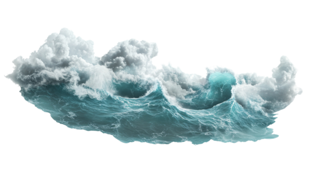 Ocean wave transparent background