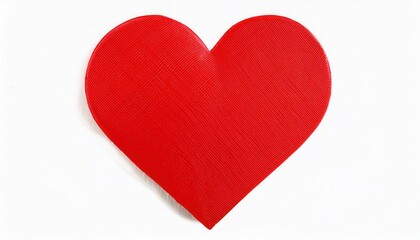 Elegant Bright Red Heart Design for Valentine’s Day and International Women’s Day. Symbol of Love, Romance, and Appreciation for Use in Greeting Cards, Social Media Posts, Romantic Gifts, Celebrations