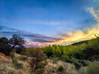 Amanece en el Estrecho del Hocino