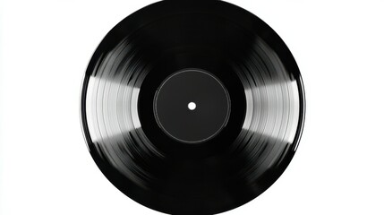 Obraz premium Flatlay Vinyl Record Mockup