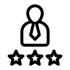 Business work star icon