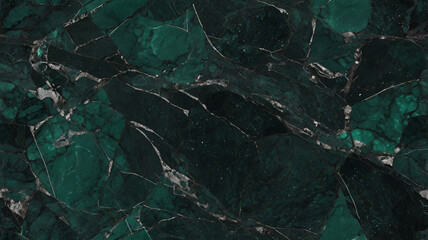 Naklejka premium Polished Green Marble Texture for Modern Designs. High-Resolution Dark Green Marble Stone Texture. Luxurious Interior Design with Green Marble Texture
