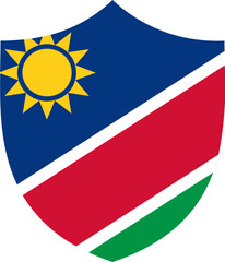 Shield Icon of Namibia Flag
