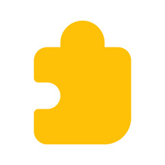 puzzle flat icon