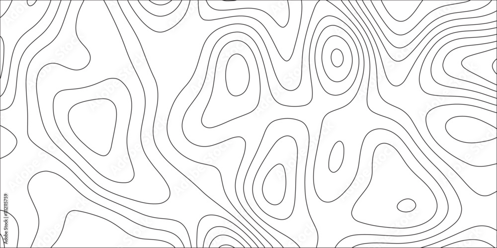 Aufkleber white simple topography design with slim stroke. paper cut vector art background banner texture webs