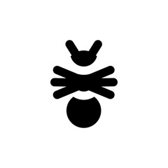 Pest icon symbol. Beetle, fly sign