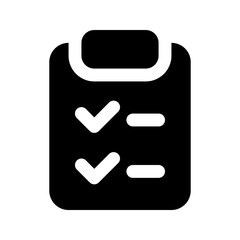 list glyph icon