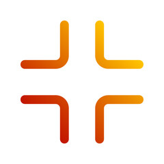 minimize gradient icon