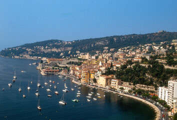 Fototapeta premium Villefranche-sur-Mer, 06, Alpes Maritimes, région Provence Alpes Côte d'Azur, France