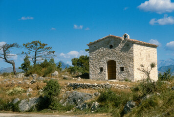 Chapelle Saint Joseph, Ch&acirc;teauneuf-de-Contes, 06, Alpes Maritimes, r&eacute;gion Provence Alpes C&ocirc;te d'Azur, France