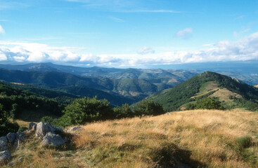 Obraz premium Monts du Vivarais, Chalançon, 07, Ardeche, France