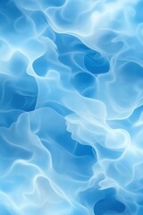 Obraz premium The image is a blue and white background with a blue and white swirl pattern. The blue and white colors give the impression of a calm and peaceful atmosphere