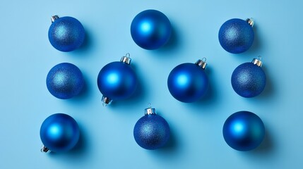 Christmas decoration: Vibrant and colorful flat lay