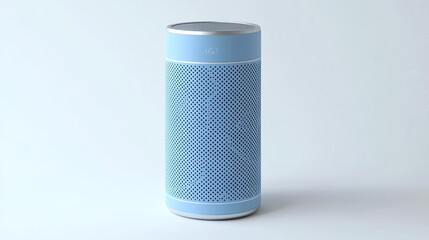 Modern Smart Speaker on a Plain White Background