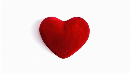 Fototapeta premium Romantic Red Velvet Heart Design. Perfect for Valentine’s Day, Women’s Day Gifts, Romantic Invitations, Greeting Cards, Love Themed Projects & Heartfelt Decorations. Showcase Love in Style
