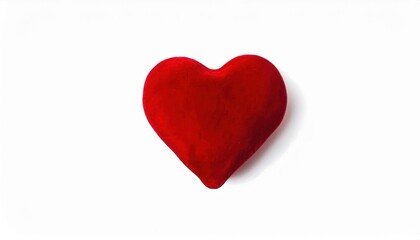 Obraz premium Romantic Red Velvet Heart Design. Perfect for Valentine’s Day, Women’s Day Gifts, Romantic Invitations, Greeting Cards, Love Themed Projects & Heartfelt Decorations. Showcase Love in Style