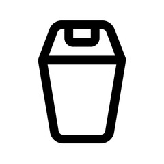 bin line icon