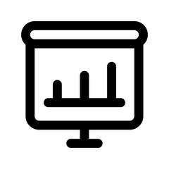 presentation line icon