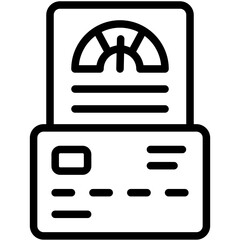 credit score  icon