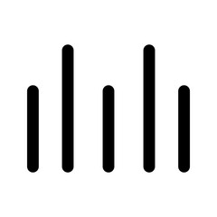 sound waves line icon