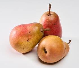 Pears isolated on white