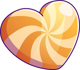Heart Shape Candy Lollipop