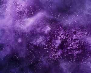 Fototapeta premium A cosmic scene featuring purple hues and textures resembling space or abstract art.