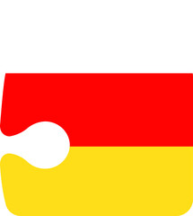 South Ossetia flag on Puzzle icon