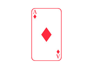 トランプのダイヤのエース