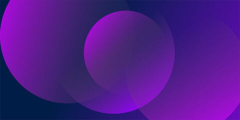 Obraz premium Purple gradient abstract background with circle shapes