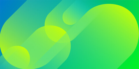 Bright green gradient abstract background