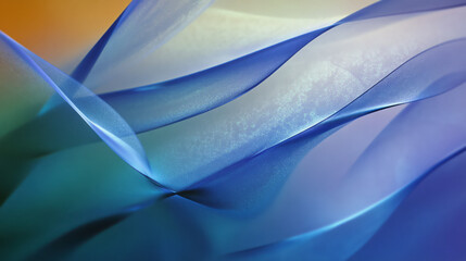 a close up of a blue and orange background