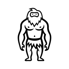 Caveman doodle vector illustration