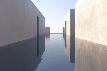 An exquisite minimalist wallpaper graphic featuring soft tones, masterfully rendered to perfection, offering a serene and calming visual experience perfect for modern aesthetics