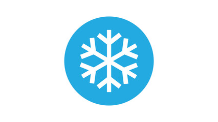 Fototapeta premium snowflake icon on white