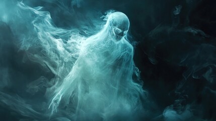 Spectral Figure in Smoke