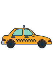 image of a taxi car