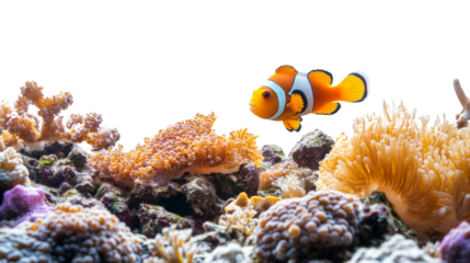 Sea coral transparent background