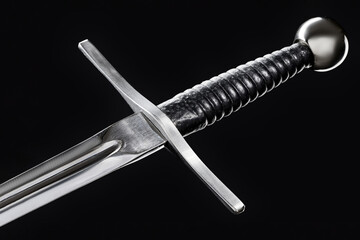 Old foil sword medieval weapon knight equipment